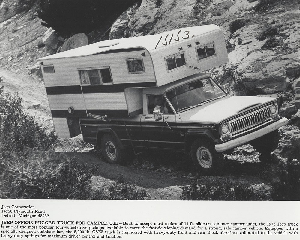 1972 Jeep Truck with Camper