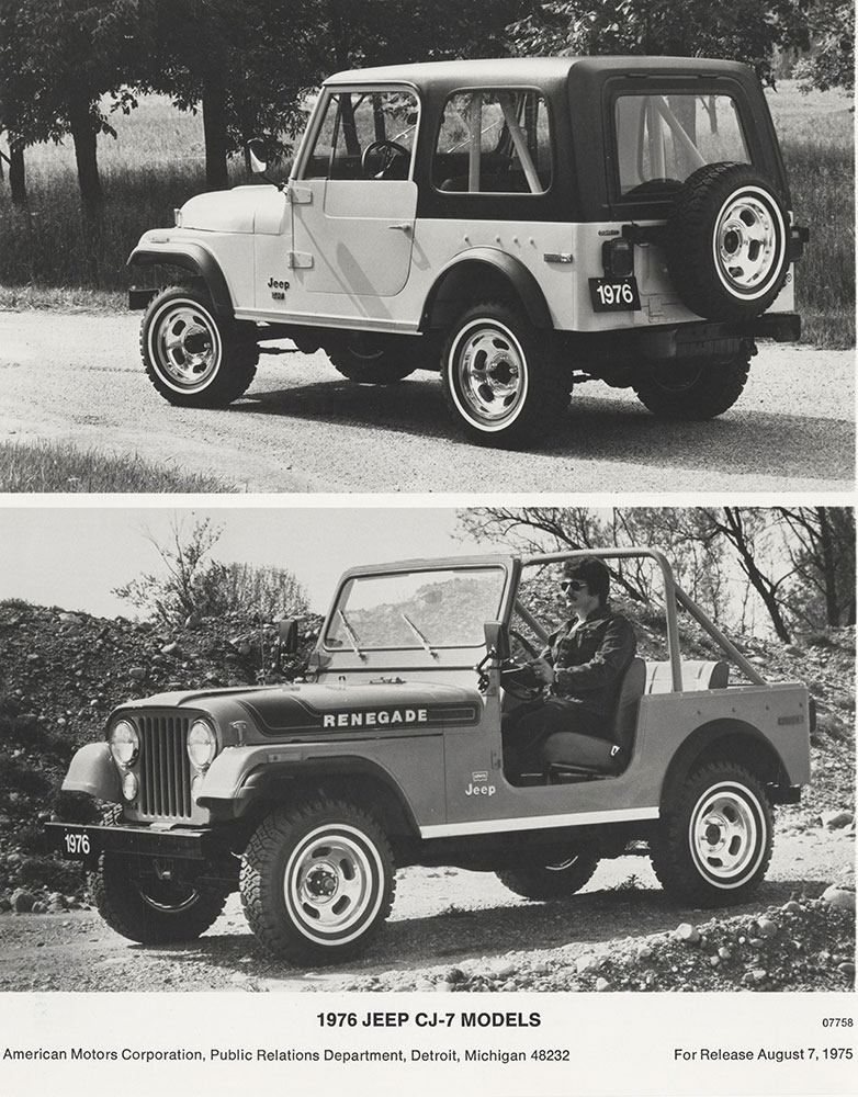 1976 Jeep CJ-7 Models
