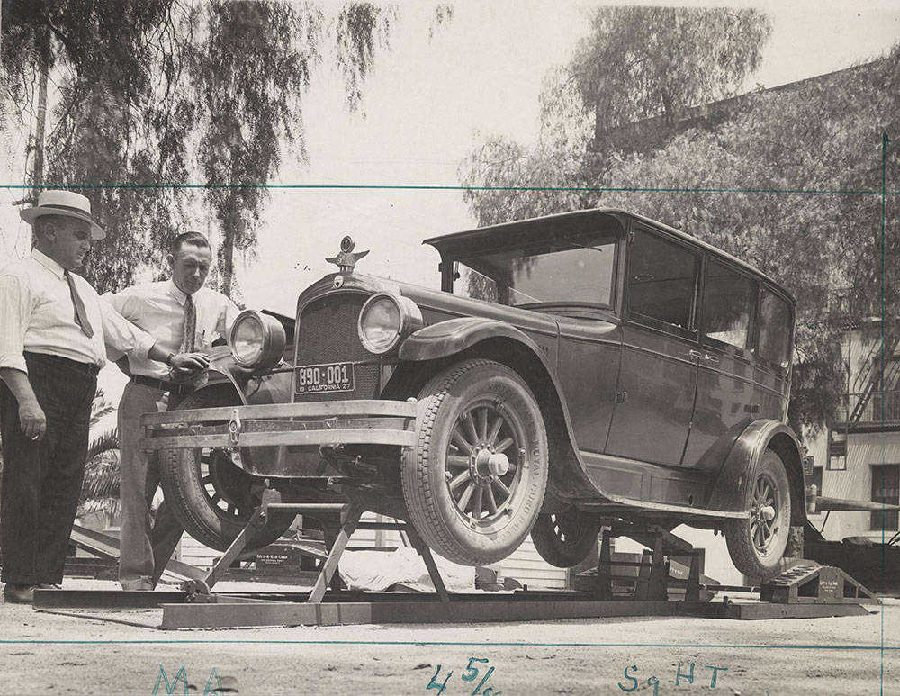 Jordan  four-door sedan in California - 1928