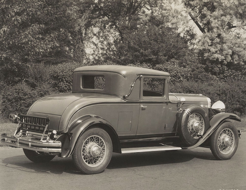 Jordan Great Line 90 Coupe, rear view - 1929