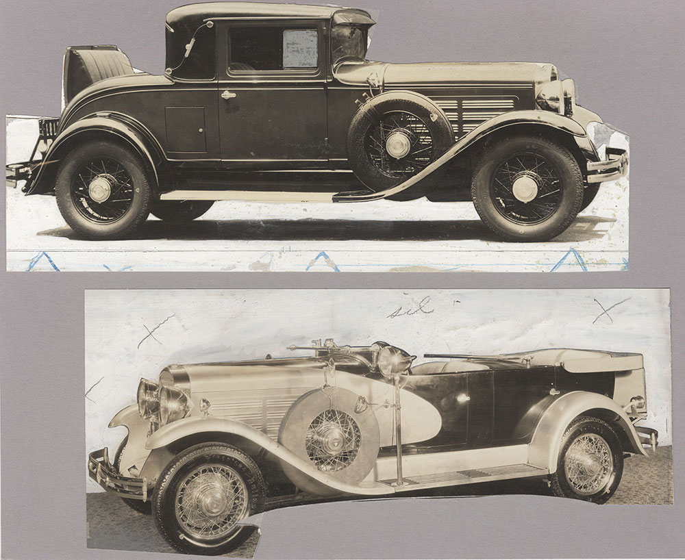 Jordan Model G Coupe  -1929 (top) Jordan Model G Speedboy - 1929 (bottom)