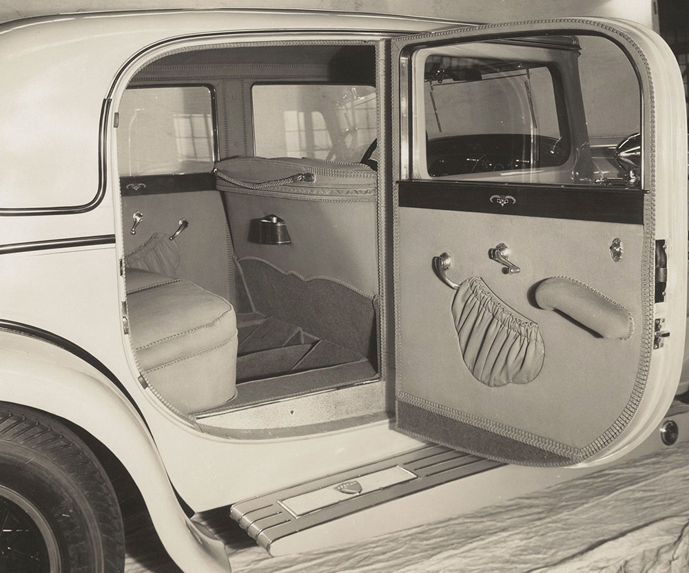 Jordan, rear opening of Model Z Sportsman Sedan - 1930