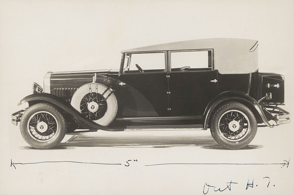 Jordan Model U Line Seventy Sunshine Sedan - 1930