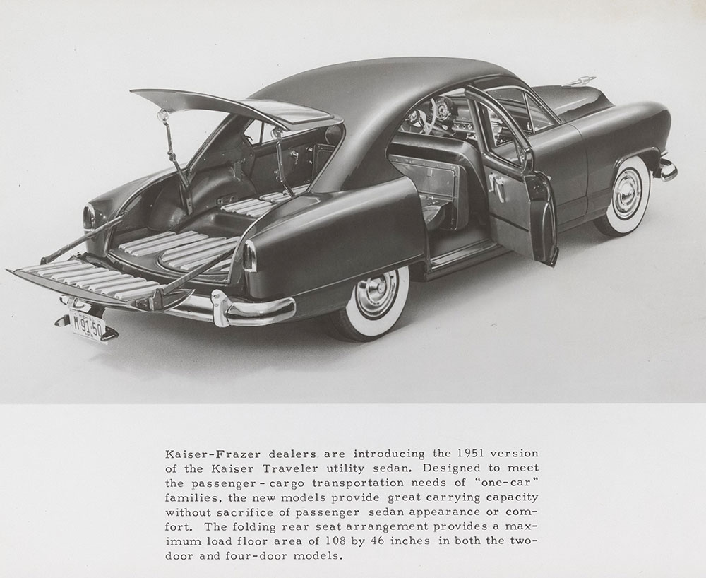 Kaiser Traveler utility sedan - 1951