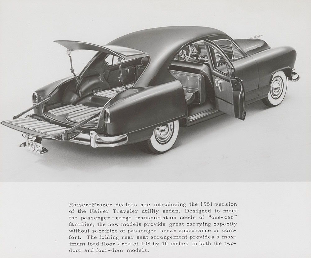 Kaiser Traveler Utility Sedan - 1951