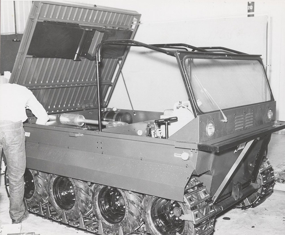 KID ATV showing engine installation - 1970