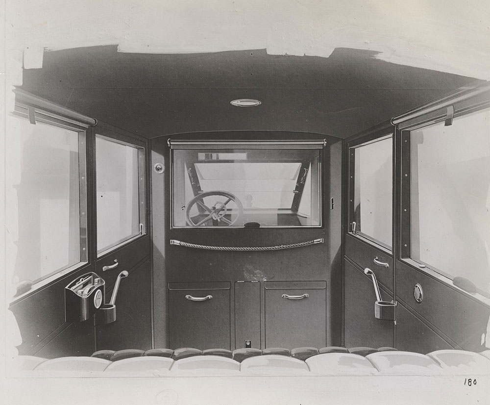 King Limoudan, interior of passenger compartment - 1919