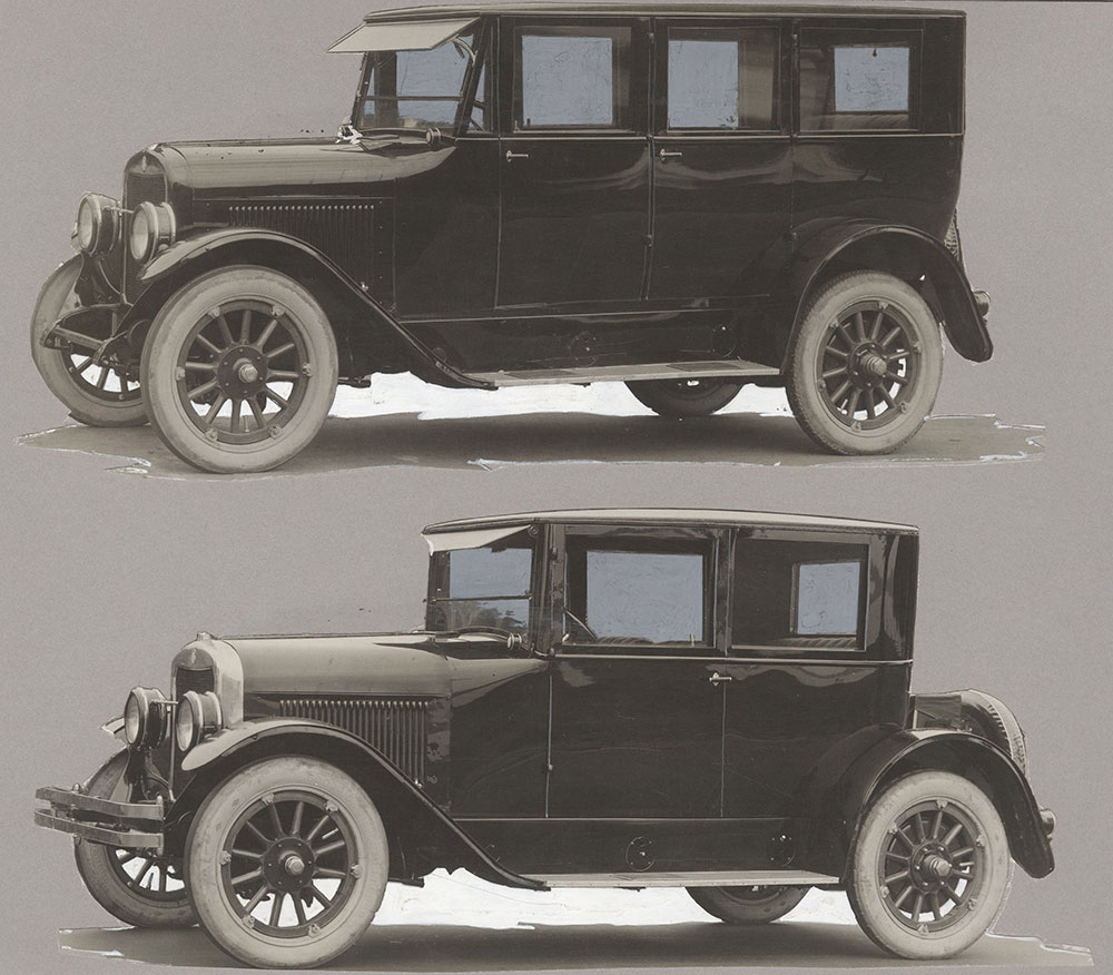 King - 1919 7-passenger sedan (top) King - 1919 sedanette (bottom)