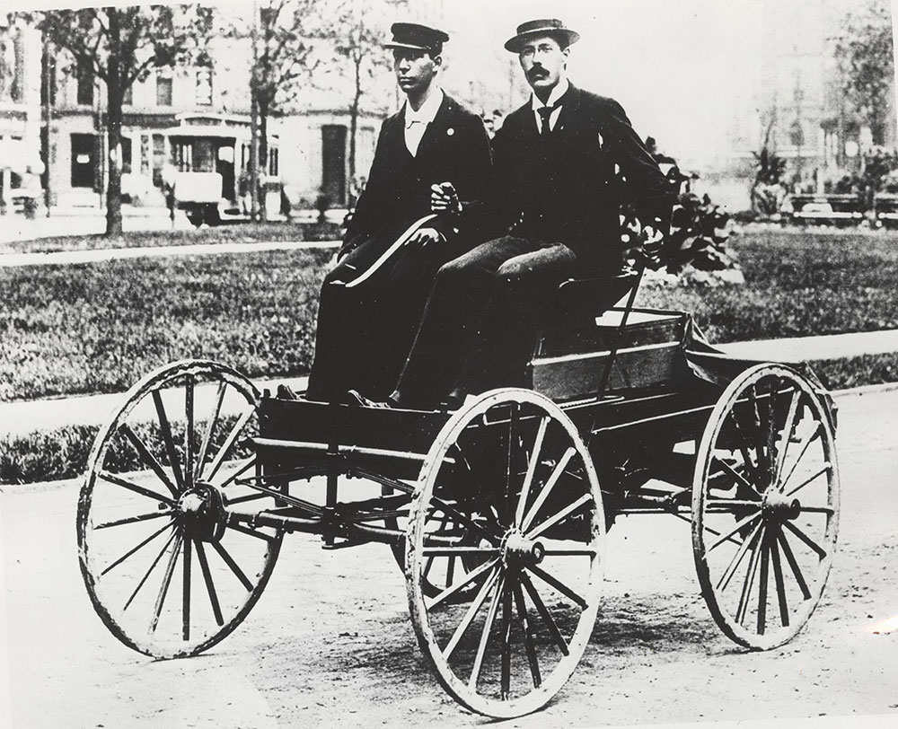 Charles Brady King and Oliver E. Barthel, King runabout - 1896
