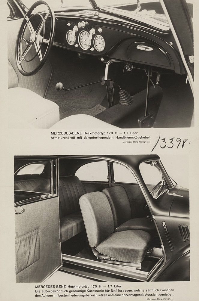 Mercedes-Benz 170H (interior) - 1936