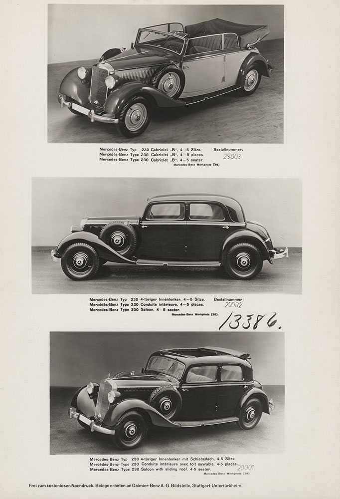 Mercedes-Benz 230 - 1938