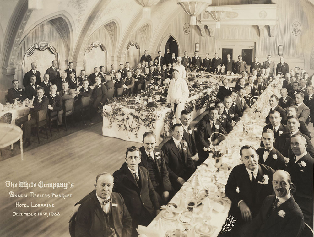 The White Company's Annual Dealers Banquet, Hotel Lorraine