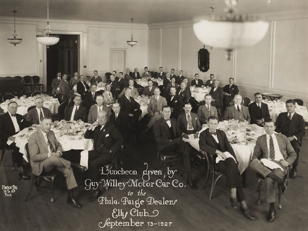 Luncheon given by Guy Willey Motor Car Co.