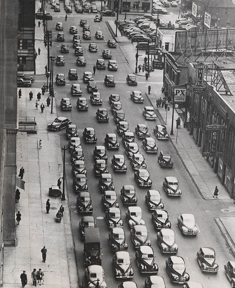 Detroit traffic jam