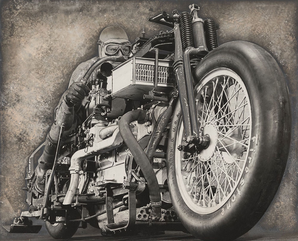 Plymouth Engine in Motorcycle - 1935