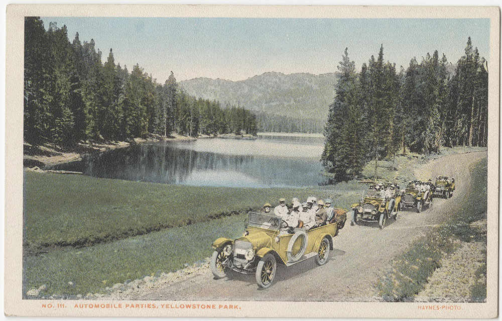 Automobile Parties, Yellowstone Park