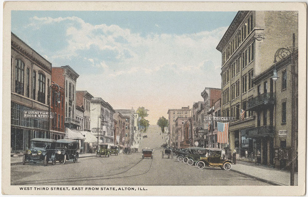 West Third Street, East from State, Alton, Illinois
