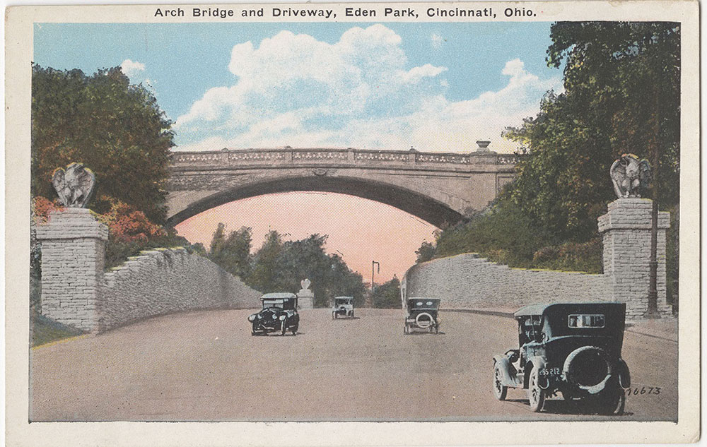 Arch Bridge and Driveway, Eden Park, Cincinnati, Ohio