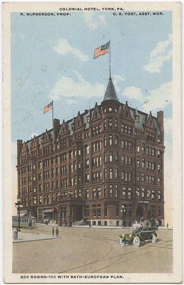 Colonial Hotel, York, Pennsylvania