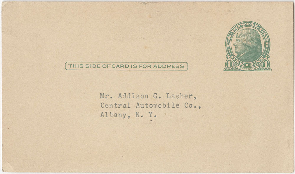 Automobile Contact (back)