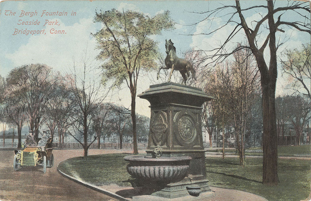 The Bergh Fountain in Seaside Park, Bridgeport, Conn. (front)
