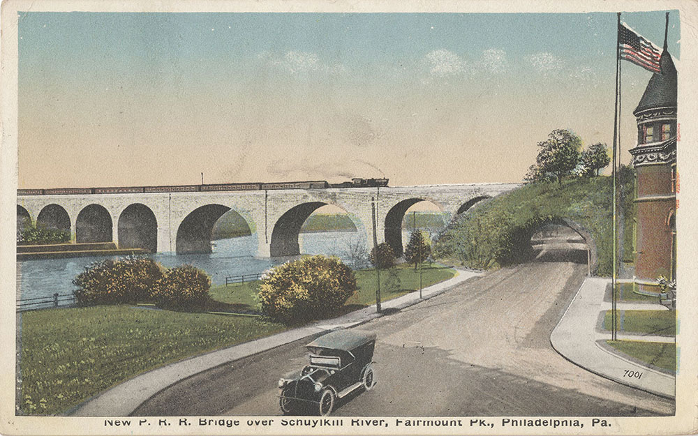 Bridge over Schuylkill River, Fairmount Park, Philadelphia, Pennsylvania (front)
