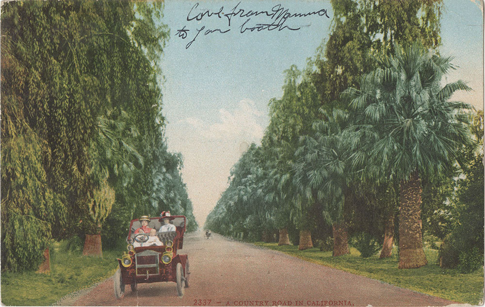 Country Road in California (front)