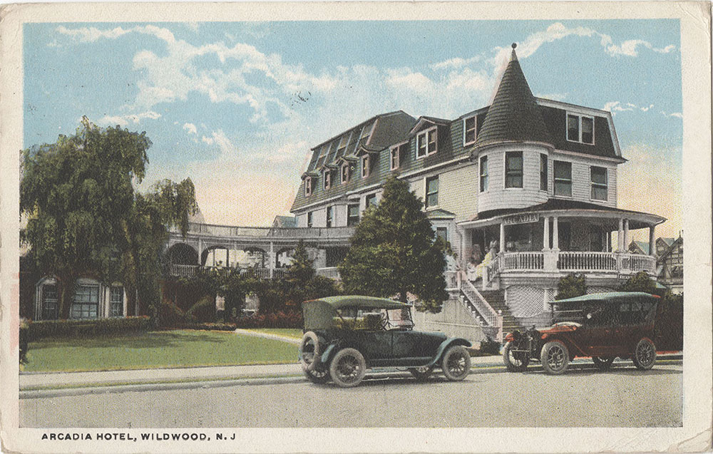 Arcadia Hotel, Wildwood, New Jersey (front)