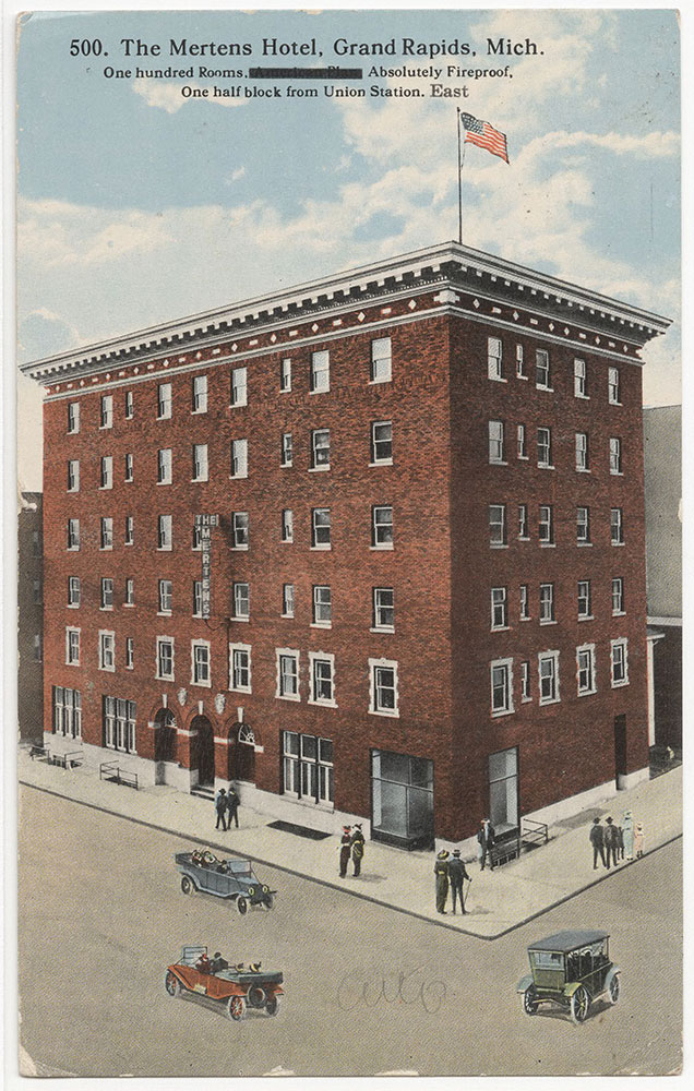 The Mertens Hotel, Grand Rapids, Michigan (front)