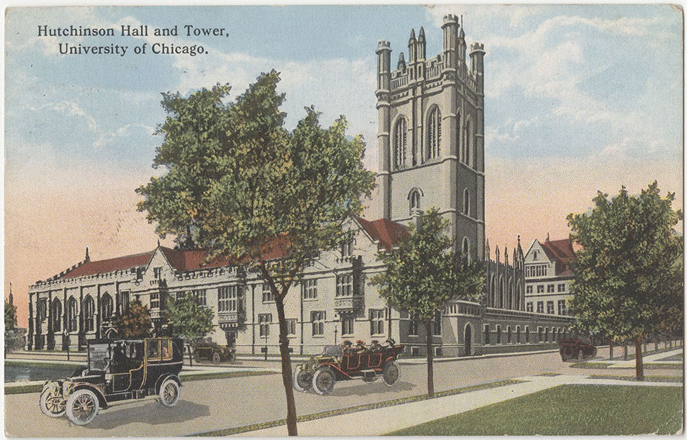 Hutchinson Hall and Tower, University of Chicago (front)