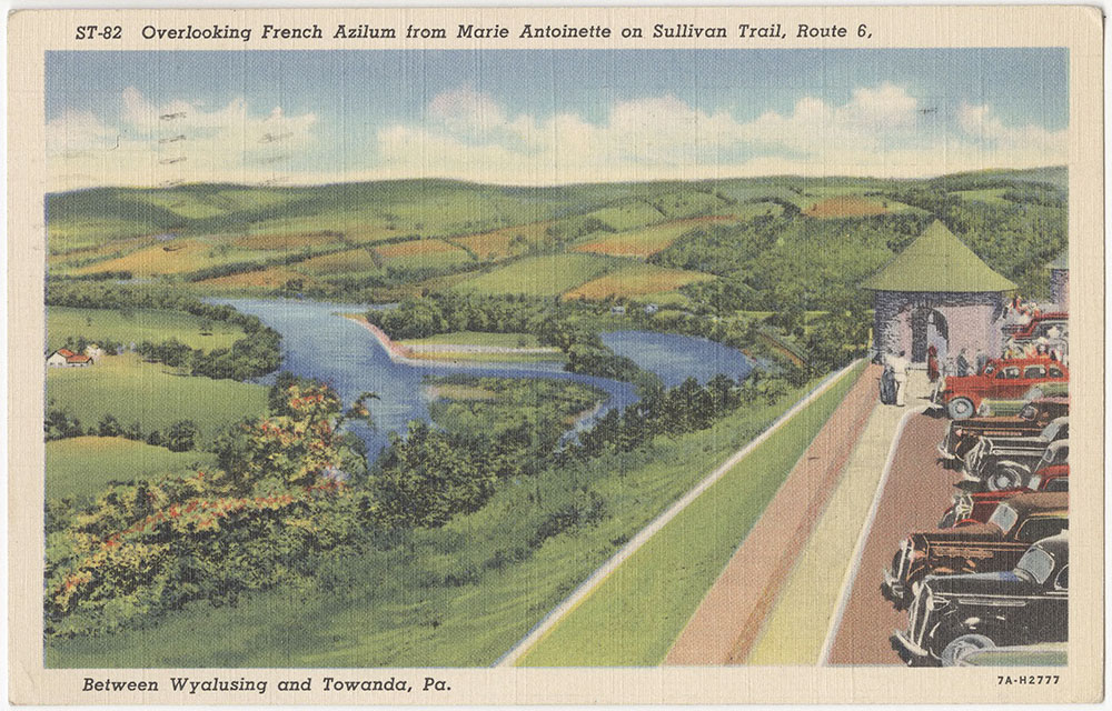 Between Wyalusing and Towanda, Pennsylvania (front)