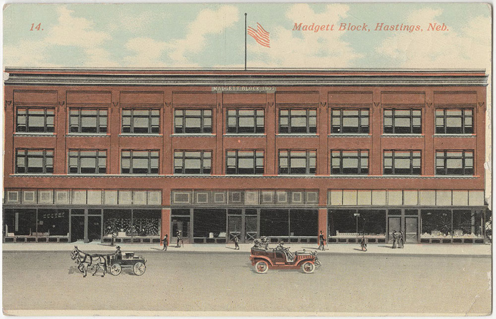 Madgett Block, Hastings, Nebraska (front)