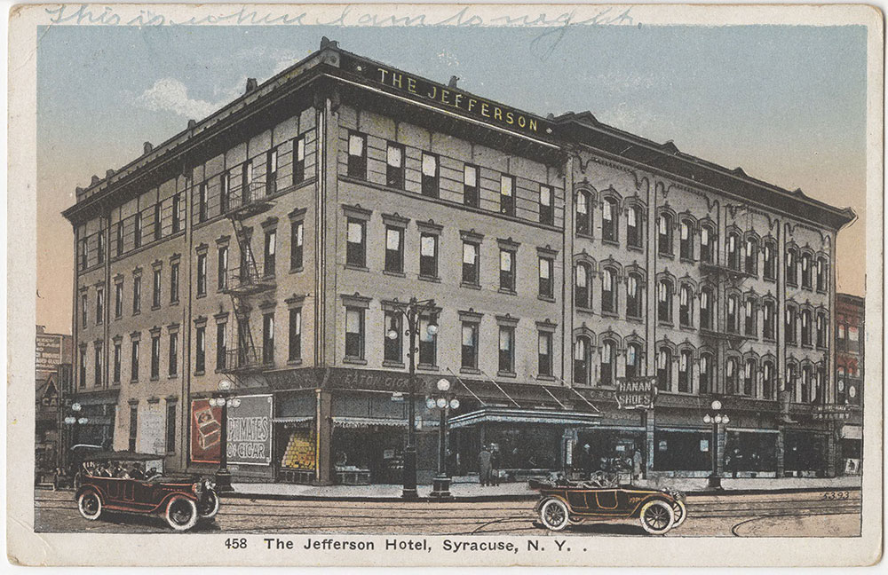 The Jefferson Hotel, Syracuse, New York (front)