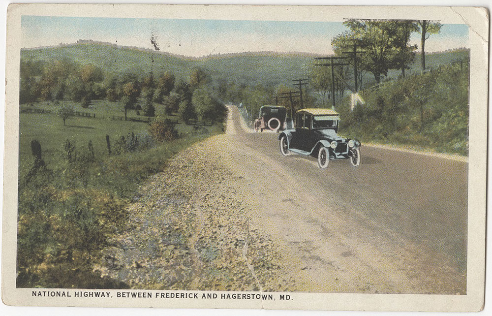 National Highway, Between Frederick and Hagerstown, Maryland (front)
