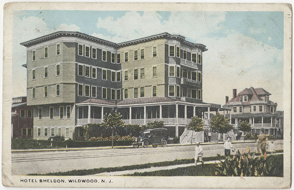 Hotel Sheldon, Wildwood, New Jersey (front)