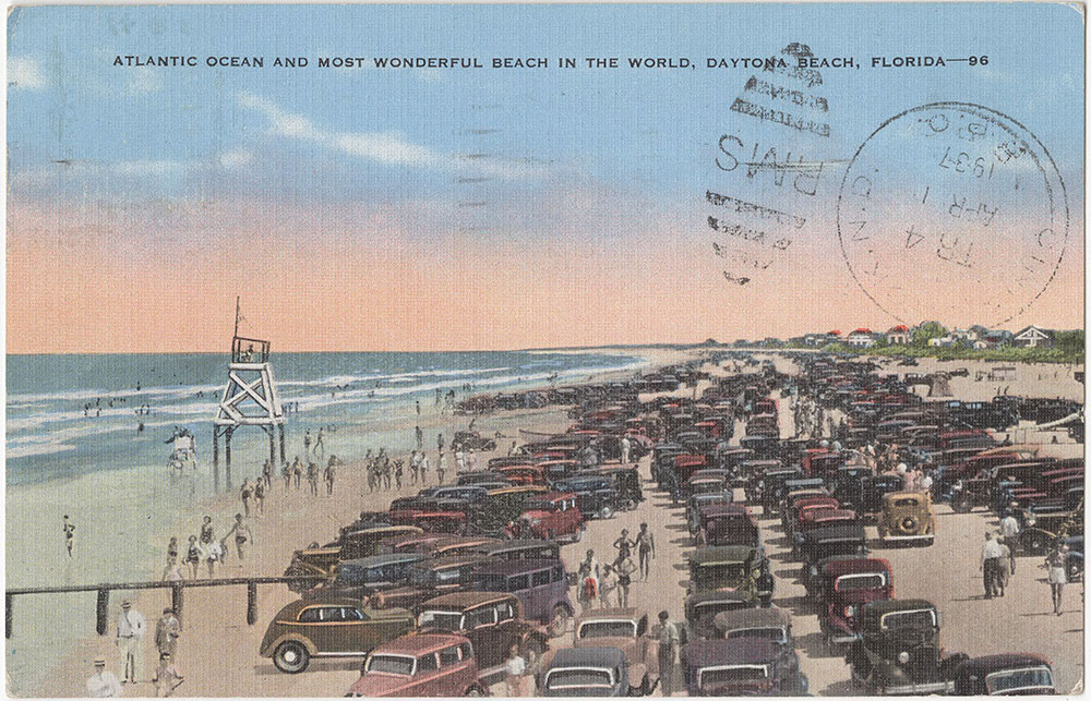 Atlantic Ocean and Most Wonderful Beach in the World, Daytona Beach, Florida (front)