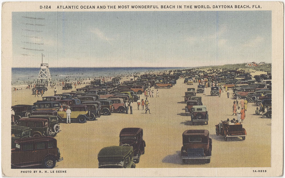 Atlantic Ocean and the Most Wonderful Beach in the World, Daytona Beach, Florida (front)