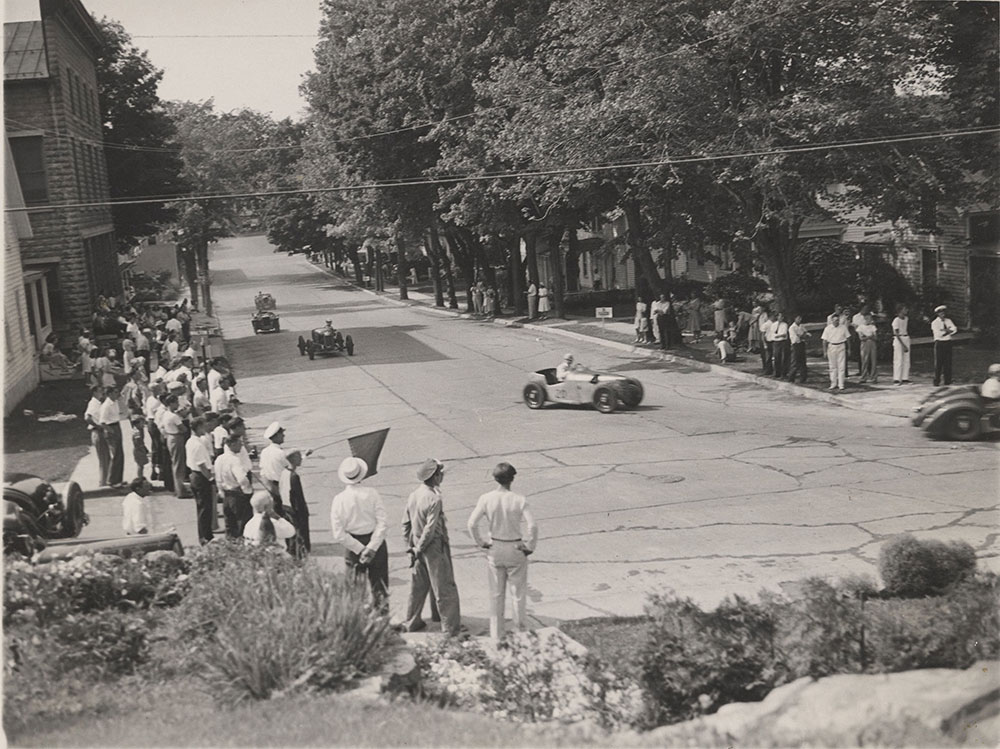 Road Racing in Alexandria Bay, NY - 1940