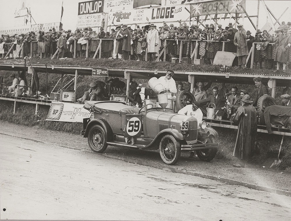 Ford Model A Refueling, Belfast Race, 1929