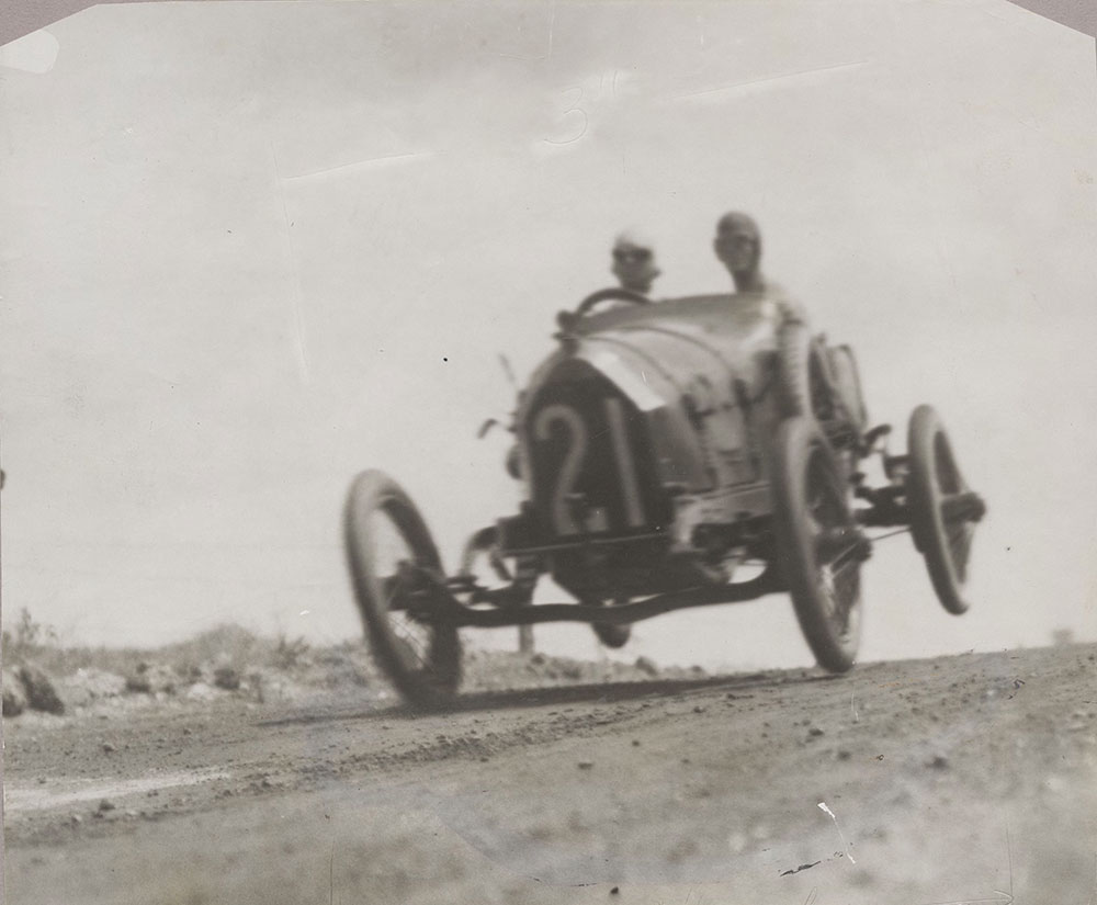 DePalma driving Mercer, C.A.C. Trophy Race, Elgin, Illinois - 1913