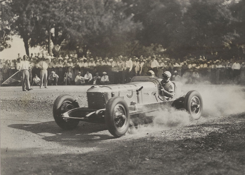 Gene Haustein in Martz Special, Elgin Road Race 1932
