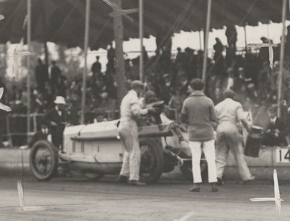DePalma at Elgin Road Race, August 21, 1915