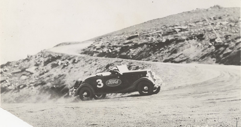 Ford V-8, winning car, Pike's Peak - 1934