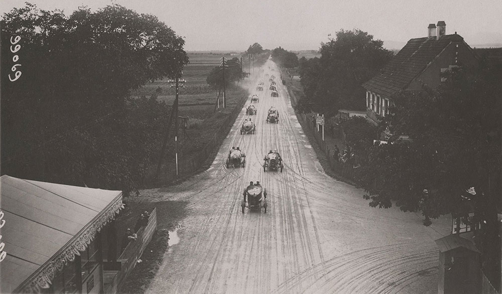 Start of the Grand Prix of the Automobile Club de France - 1922