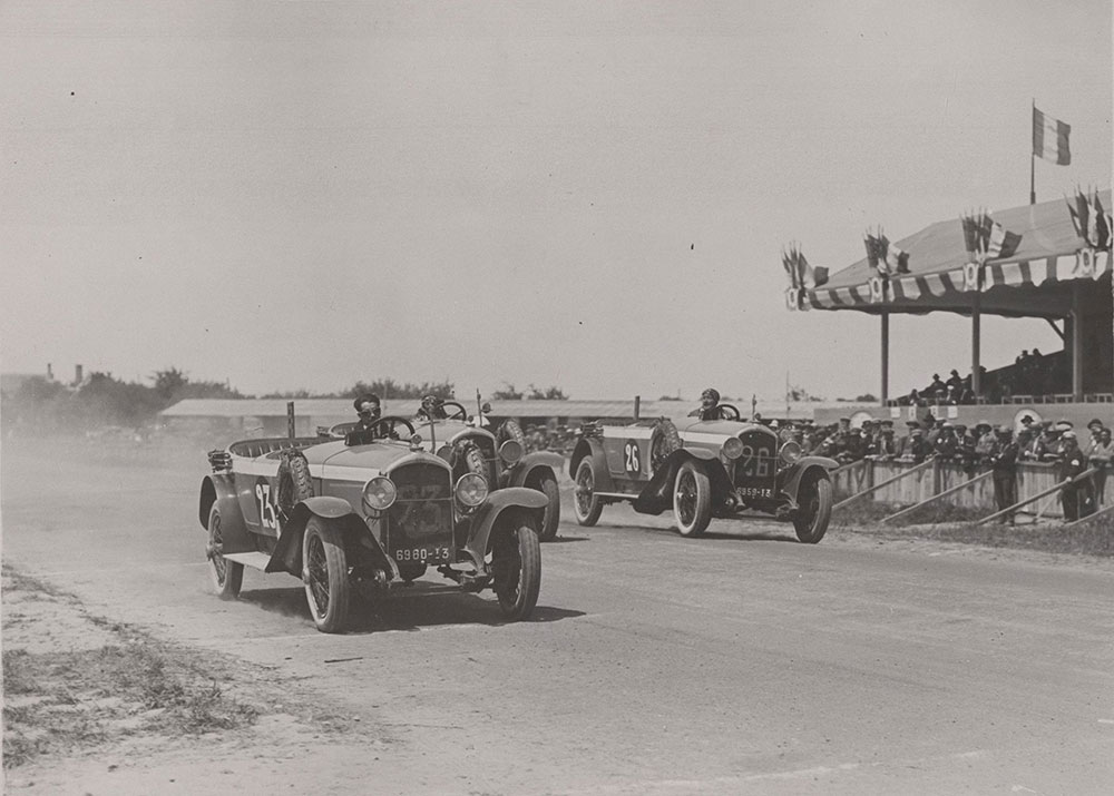 French Grand Prix - 1923:  Peugeots on fuel consumption trials
