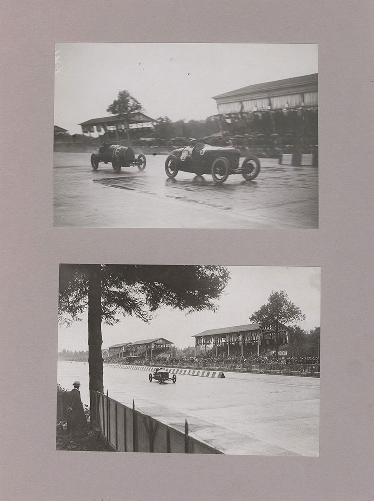 1922 Upper: Italian Grand Prix - 1922 - Lower: Monza Speedway - 1922.