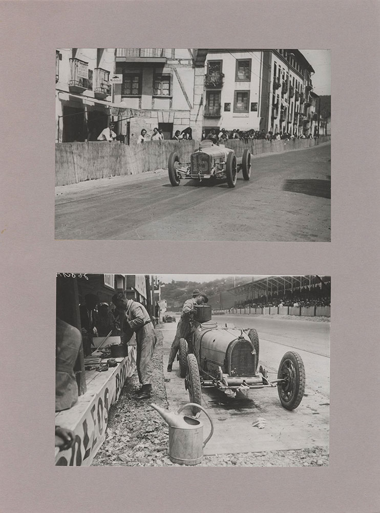 Robert Senechal in a  91.1/2 inch Delage in European Grand Prix, San Sebastian 1926