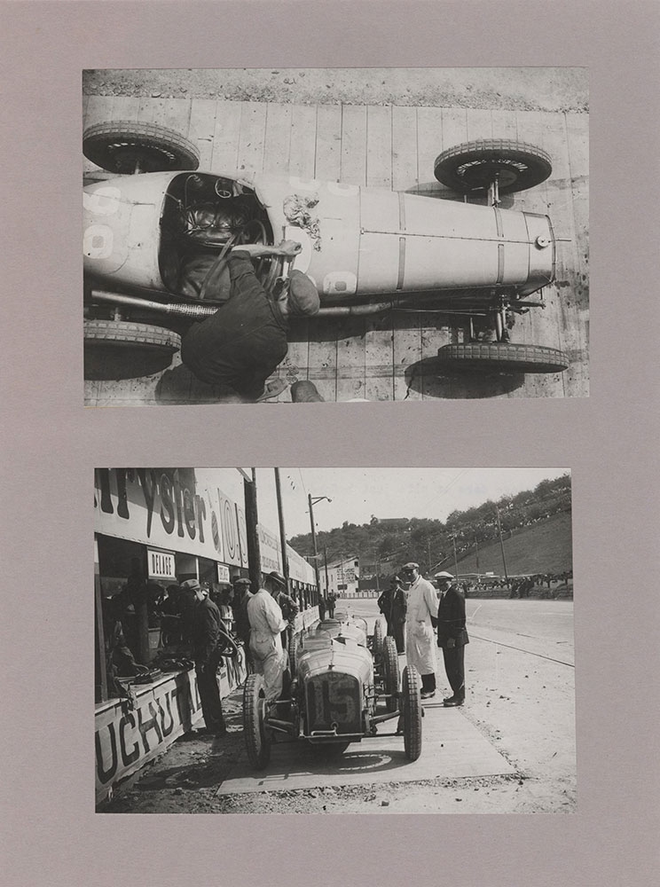1926 European Grand Prix at San Sebastian:  Delage cars
