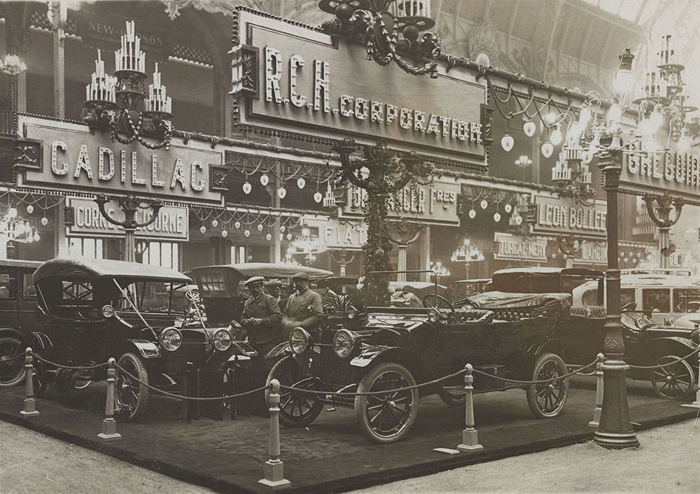 Paris Automobile Show, Cadillac Stand 1912