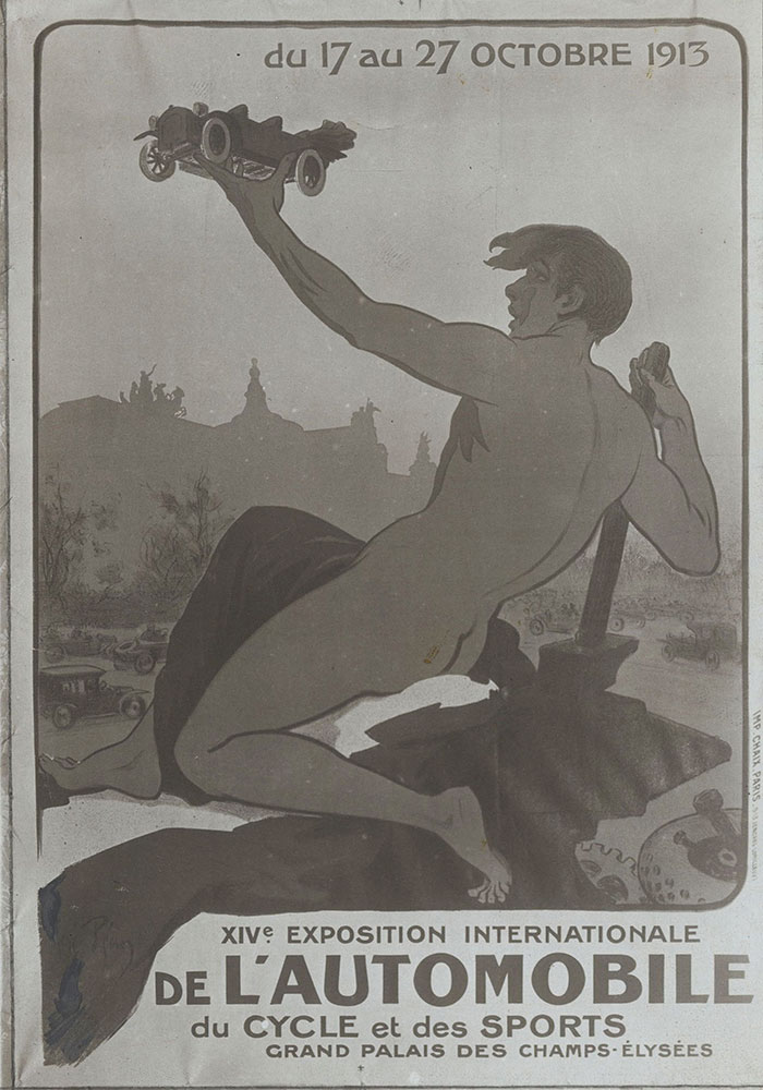 Poster Paris Automobile Show 1913